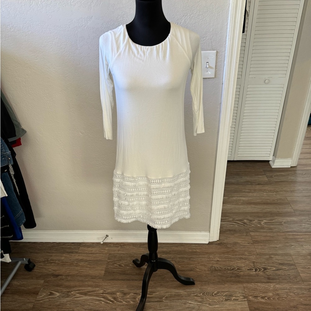 Bailey 44 Fitted White Dress!